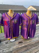 Load image into Gallery viewer, Embroidered Omega Psi Phi Baseball Chapter Jersey