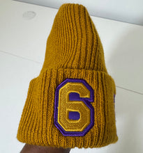 Load image into Gallery viewer, Embroidered-Omega-Psi-Phi-Beanie-Line-Number-6