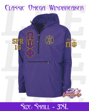 Load image into Gallery viewer, LRE-Classic-Embroidered-Hooded-Windbreaker-Line-Jacket-Mockup-Front