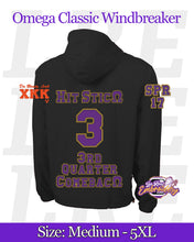 Load image into Gallery viewer, Embroidered Omega Psi Phi Windbreaker Line Jacket