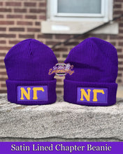 Load image into Gallery viewer, LRE-Satin-Lined-Chapter-Beanie-Nu-Gamma-x2