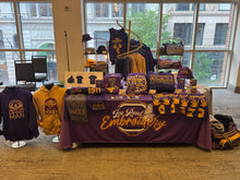 Load image into Gallery viewer, Lee-Reed-Embroidery-10th-District-Convention-Omega-Man-Hoodies-Display