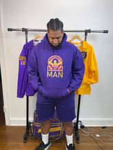 Load image into Gallery viewer, Omega-Man-1911-Purple-Hoodie-Model
