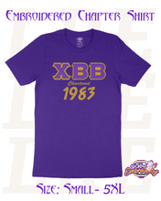 Load image into Gallery viewer, Embroidered Omega Psi Phi Themed Chapter Shirt