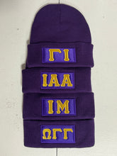 Load image into Gallery viewer, TTE-Embroidered-Chapter-Beanie-Purple-group