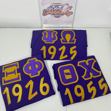 Load image into Gallery viewer, TTE-embroidered-chapter-shirts-psi-omega-xi-phi-theta-chi
