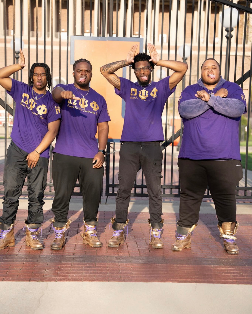 Omega Psi Phi Line Shirt (Print or Embroidery)