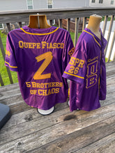 Load image into Gallery viewer, Embroidered Omega Psi Phi Baseball Chapter Jersey
