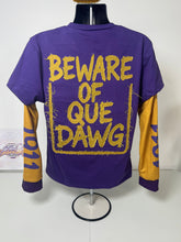 Load image into Gallery viewer, Beware of Que Dawg Long Sleeve Double Layer T-Shirt
