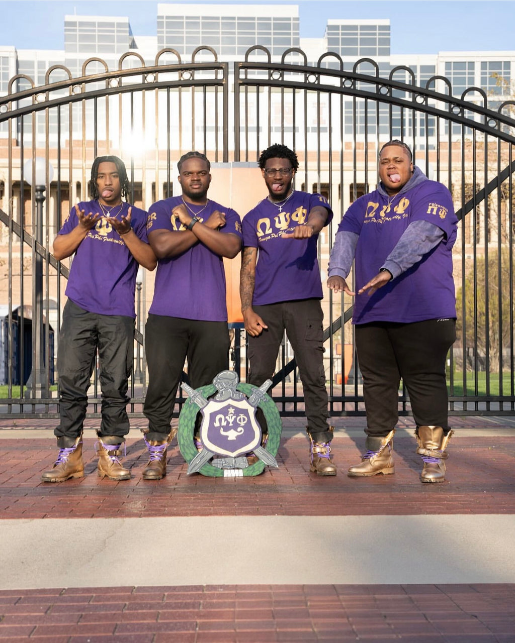 Omega Psi Phi Line Shirt (Print or Embroidery)