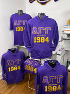 Embroidered Omega Psi Phi Themed Chapter Shirt