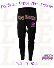 Load image into Gallery viewer, Da Bruhz &amp; Omega Man Joggers [Black]
