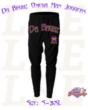 Load image into Gallery viewer, Da Bruhz &amp; Omega Man Joggers [Black]
