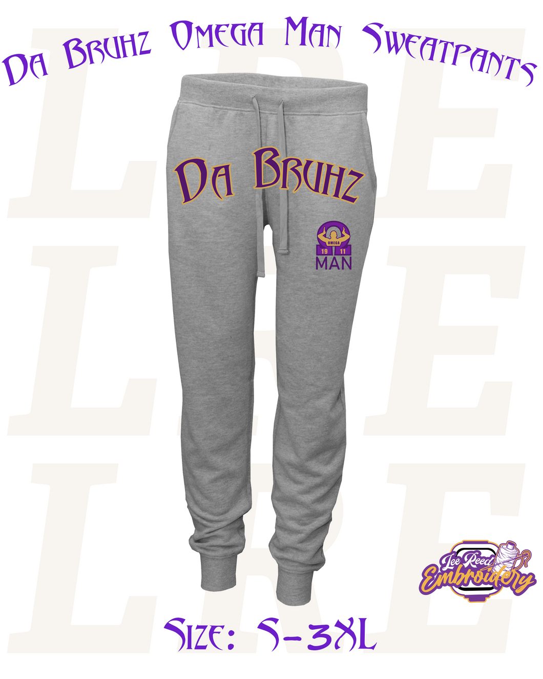 Da Bruhz & Omega Man Sweatpants [Gray]