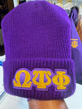 Load image into Gallery viewer, Embroidered-Omega-Psi-Phi-Beanie-v2