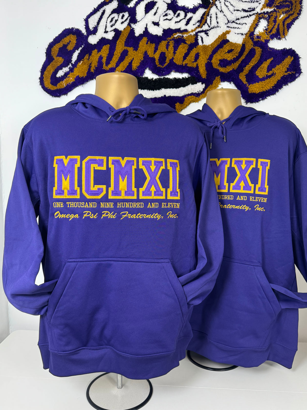 Embroidered-Omega-Psi-Phi-Roman-Numeral-MCMXI-1911-Hoodie-Purple