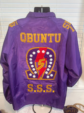 Load image into Gallery viewer, Embroidered Omega Psi Phi Spring Line Jacket [Purple]
