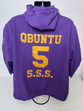 Load image into Gallery viewer, Fleece-Lined-Embroidered-Hooded-Windbreaker-Line-Jacket-Back-thunderbolts
