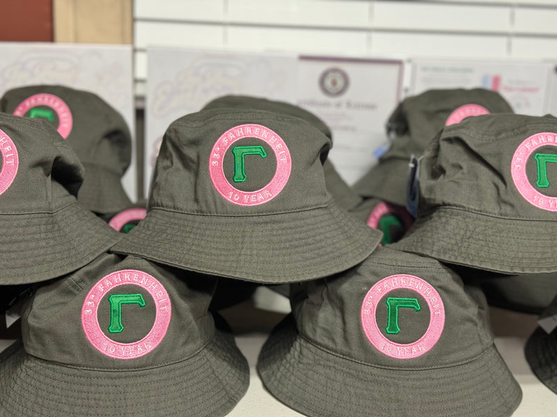 Alpha Kappa Alpha Themed Gamma Chapter Bucket Hats