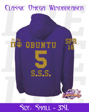 Load image into Gallery viewer, LRE-Classic-Embroidered-Hooded-Windbreaker-Line-Jacket-Mockup-Back
