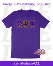 Load image into Gallery viewer, LRE-Embroidered-Classic-Omega-Psi-Phi-T-Shirt-Mockup
