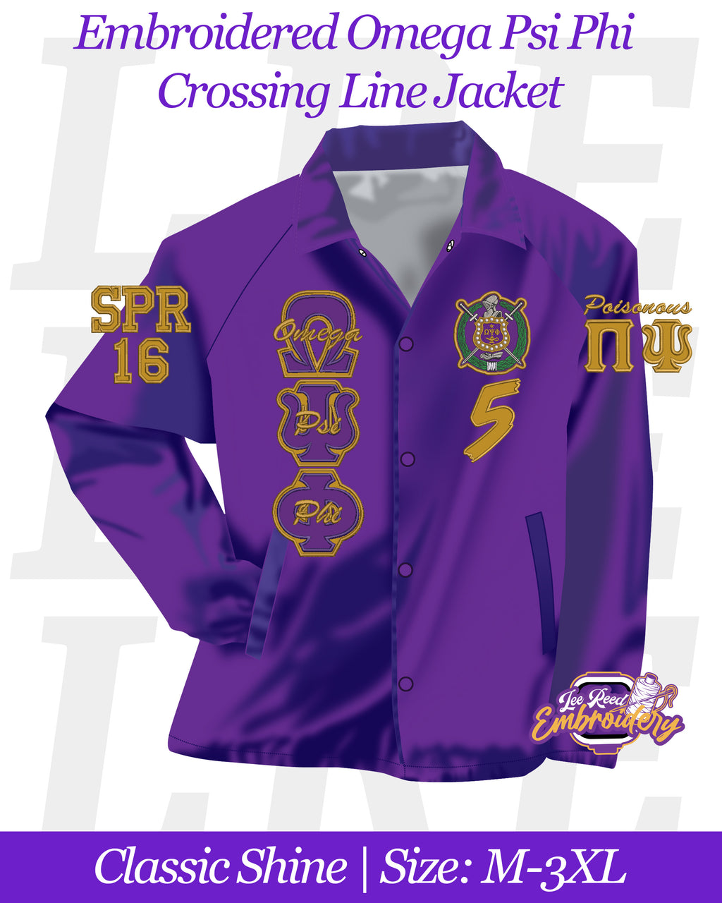 LRE-Embroidered-Omega-Psi-Phi-Crossing-Line-Jacket-Mockup-Classic-Shine-Front