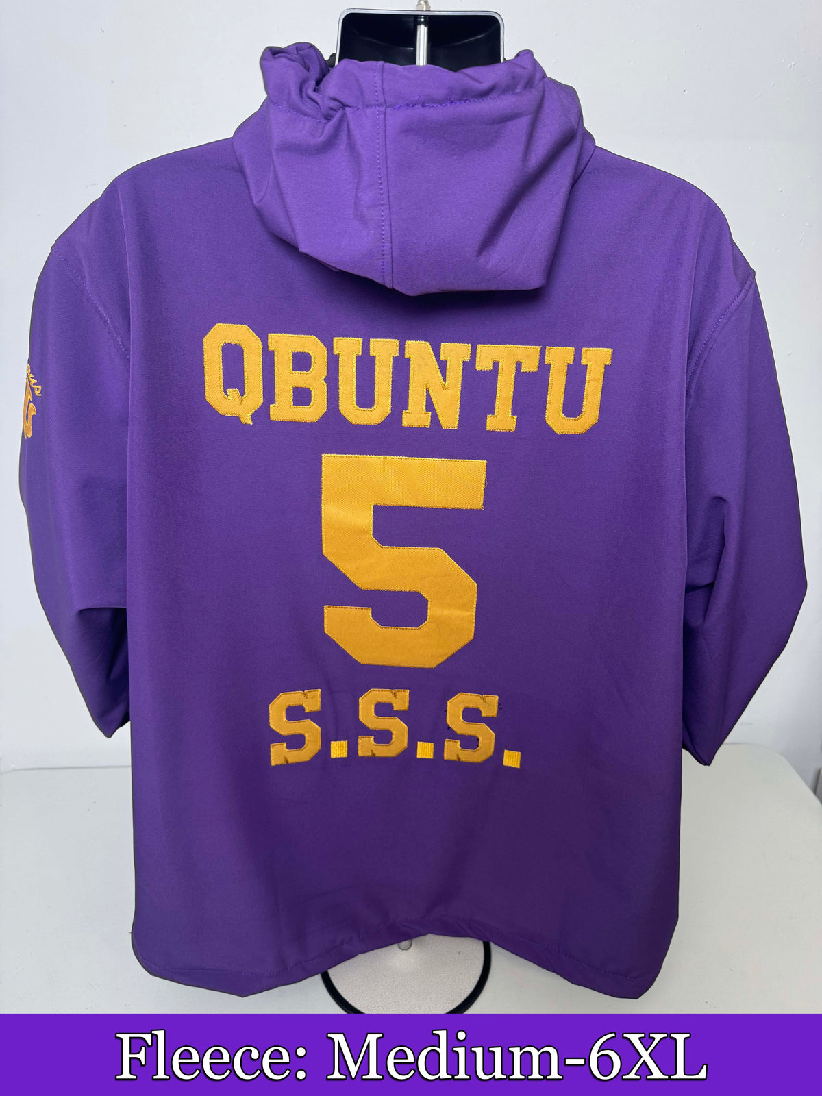 Embroidered Omega Psi Phi Windbreaker Line Jacket
