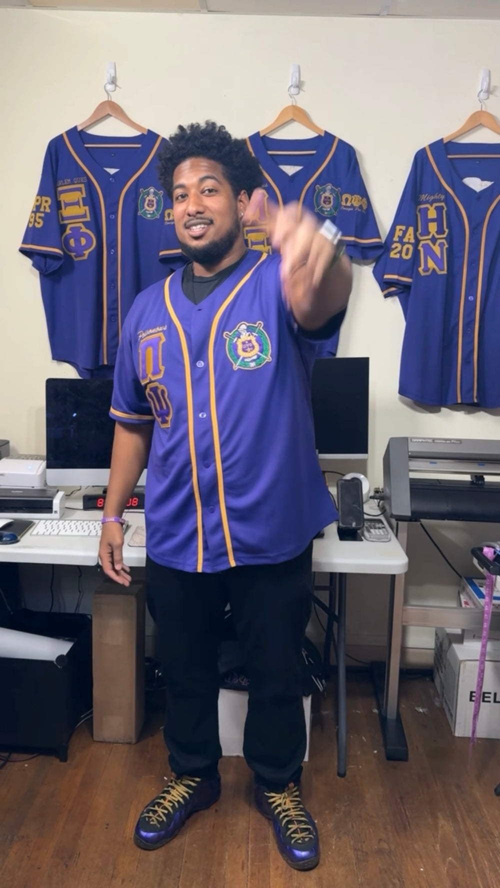 Pi Psi Baseball Chapter Jersey