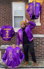 Load image into Gallery viewer, LRE-Satin-Line-Jacket-Model-Group
