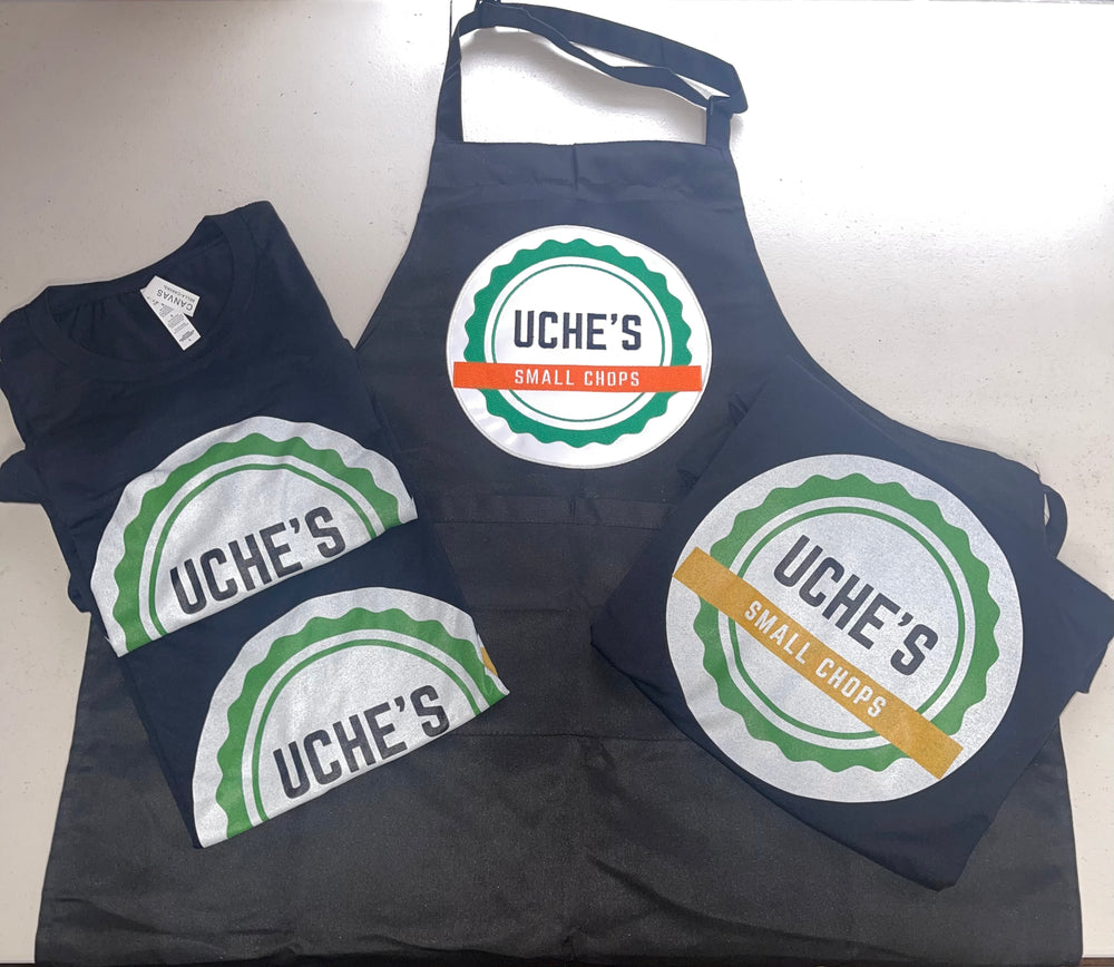 Uche's Small Chops Embroidered Apron