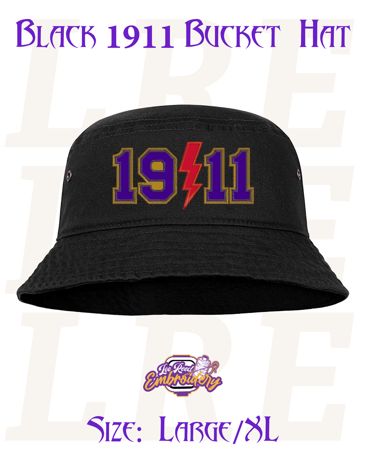 Embroidered 1911 Bucket Hat