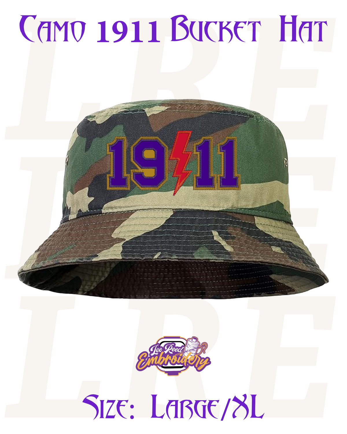 Embroidered 1911 Bucket Hat