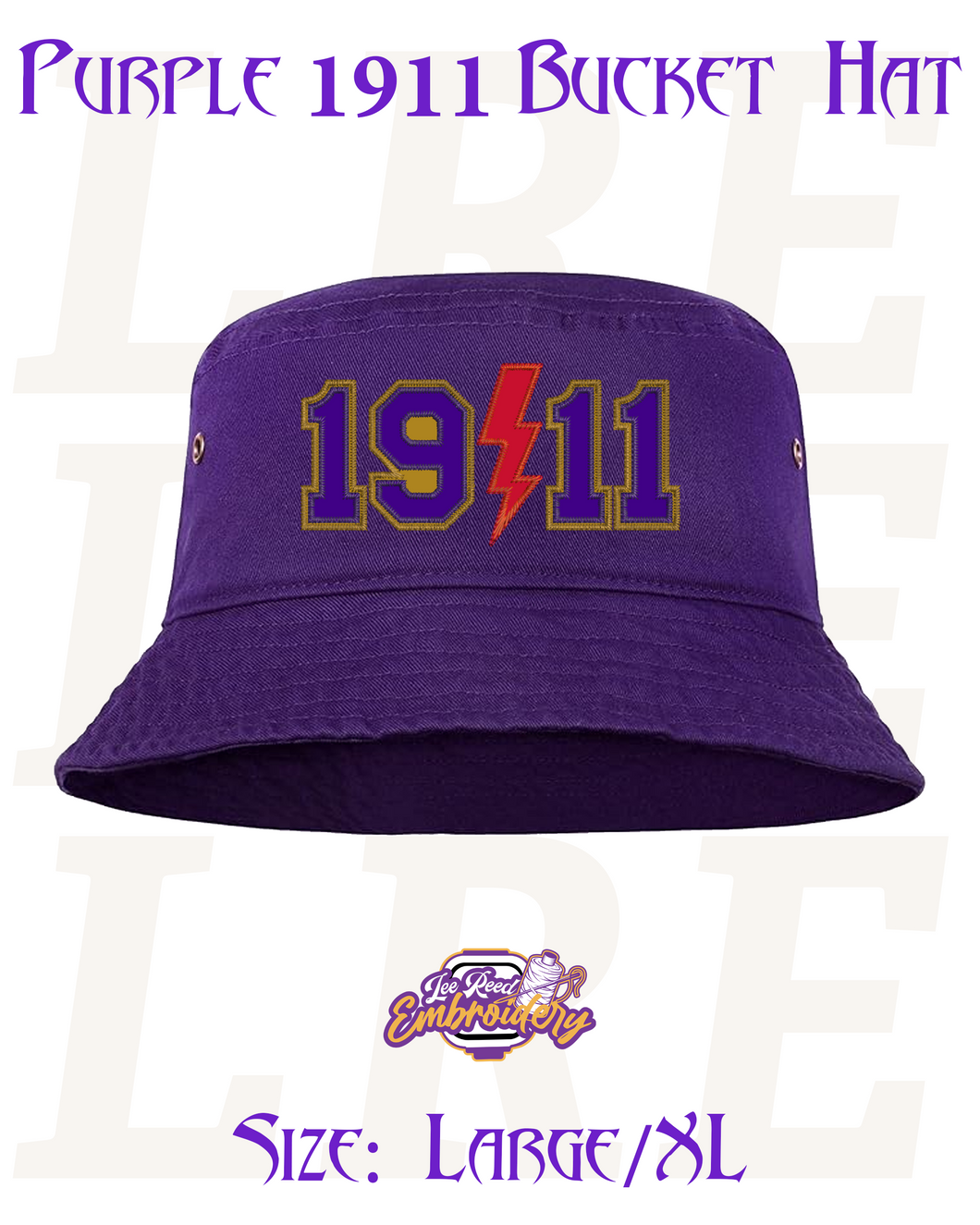 Embroidered 1911 Bucket Hat