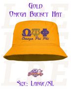 Embroidered Omega Psi Phi Bucket Hat