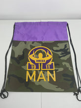 Load image into Gallery viewer, Omega Man Drawstring Bag
