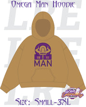 Load image into Gallery viewer, Omega Man Hoodie [Purple &amp; Old Gold]
