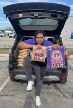 Load image into Gallery viewer, Omega-Man-Hoodie-Purple-Old-Gold-10th-District-Convention