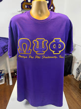 Load image into Gallery viewer, Omega-Psi-Phi-Line-Shirts-Embroidered-Front