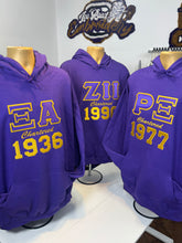 Load image into Gallery viewer, Omega-Psi-Phi-Themed-Chapter-Hoodies-Xi-Alpha-Rho-Xi-Zeta-Iota-Iota
