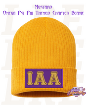 Load image into Gallery viewer, Embroidered Omega Psi Phi Themed Chapter Beanie
