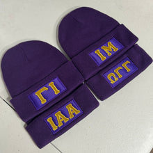 Load image into Gallery viewer, TTE-Embroidered-Chapter-Beanies-Purple-Group-v2
