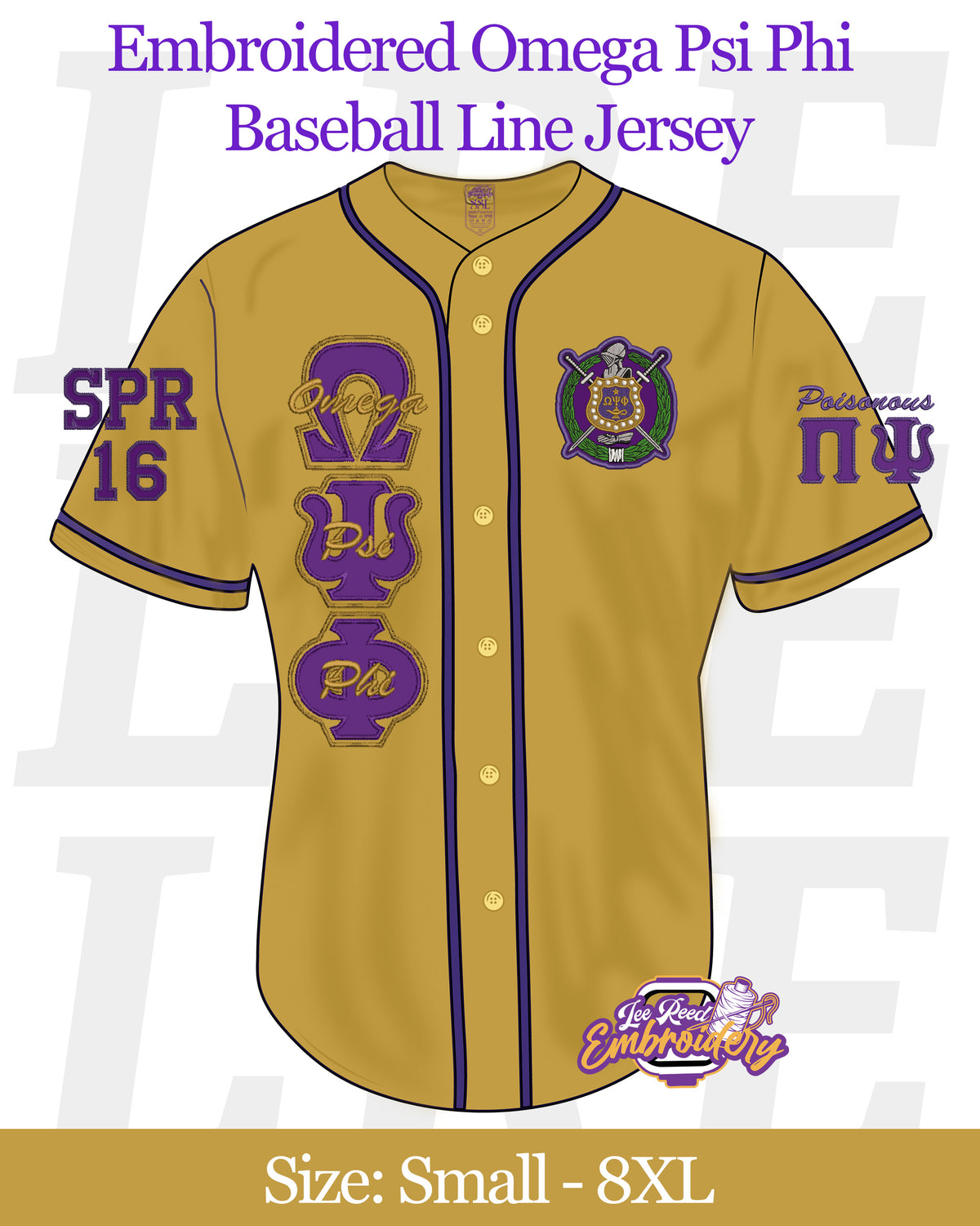 TTE-Omega-Psi-Phi-Baseball-Line-Jersey-front-gold