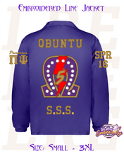 Load image into Gallery viewer, Embroidered Omega Line Jacket [Purple]
