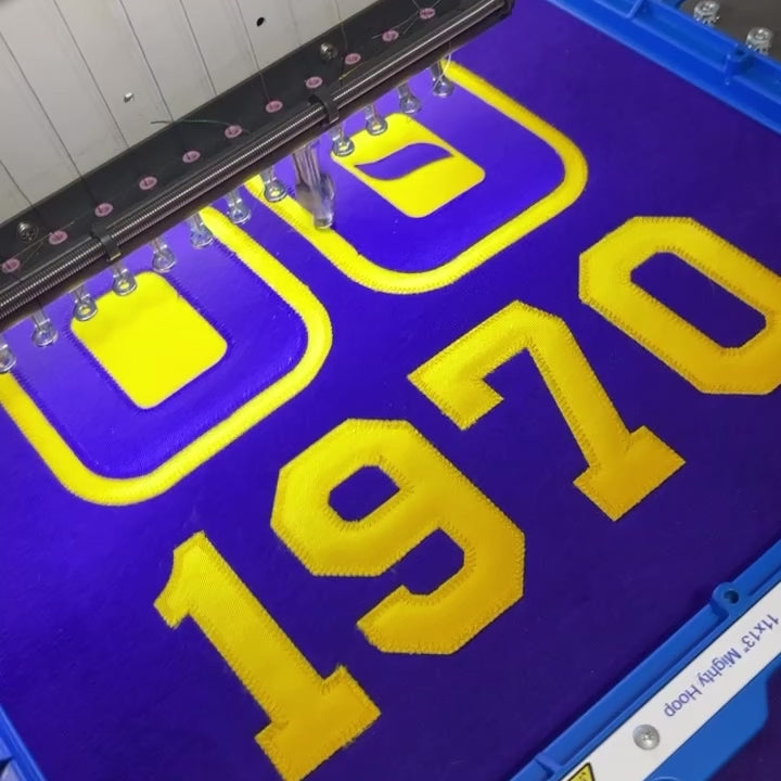 Embroidered Omega Psi Phi Themed Chapter Shirt